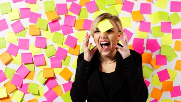 Crazy post it notes